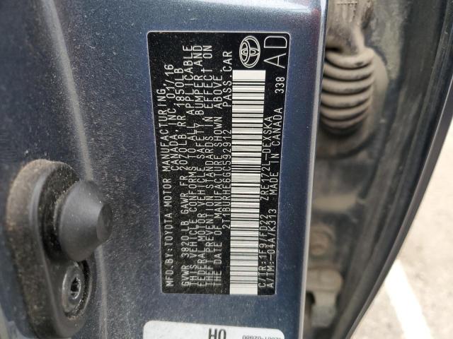 Photo 13 from auction – 2016 TOYOTA COROLLA L with VIN 2T1BURHE6GC592912