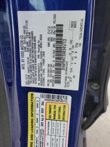 Photo 12 from auction – 2013 FORD FUSION SE with VIN 3FA6P0H72DR345713