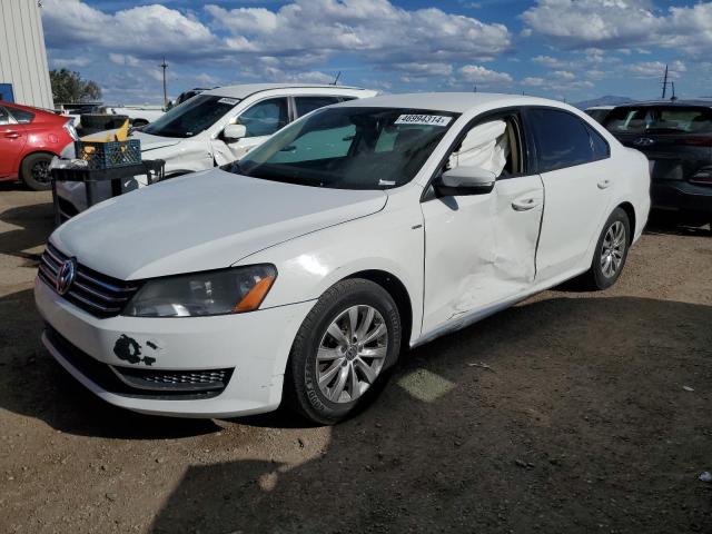 Photo 1 from auction – 2013 VOLKSWAGEN PASSAT S with VIN 1VWAP7A31DC142344