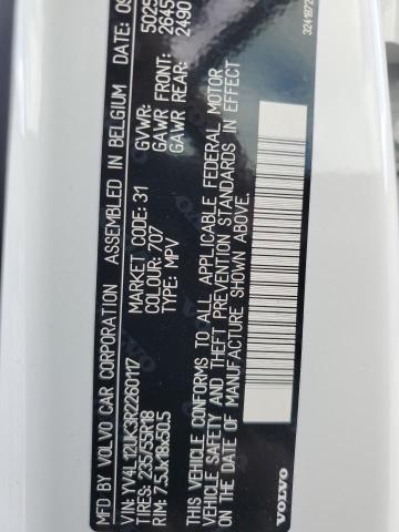 Photo 14 from auction – 2024 VOLVO XC40 CORE with VIN YV4L12UK3R2260117