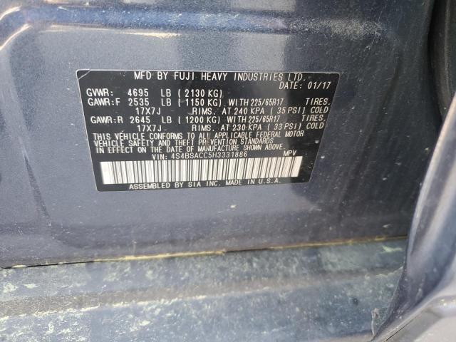 Photo 14 from auction – 2017 SUBARU OUTBACK 2. with VIN 4S4BSACC5H3331886