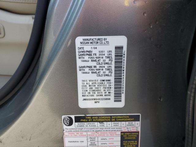 Photo 14 from auction – 2004 INFINITI FX35 with VIN JNRAS08W84X225898