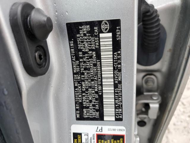 Photo 12 from auction – 2017 TOYOTA CAMRY LE with VIN 4T1BF1FK3HU688081