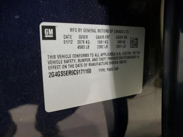 Photo 12 from auction – 2012 BUICK REGAL PREM with VIN 2G4GS5ER9C9171168