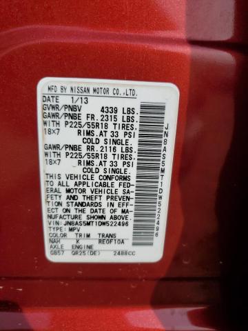 Photo 12 from auction – 2013 NISSAN ROGUE S with VIN JN8AS5MT1DW522496