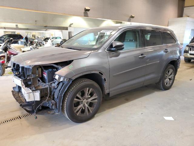 TOYOTA HIGHLANDER 2014 with VIN 5TDJKRFH0ES054418 - Photo from auction