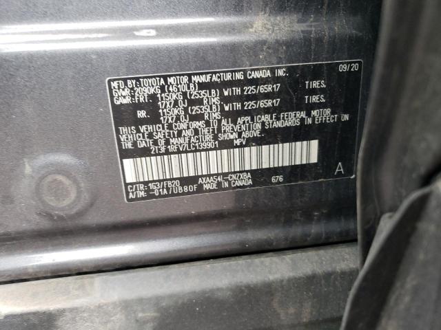 Photo 14 from auction – 2020 TOYOTA RAV4 LE with VIN 2T3F1RFV7LC139901