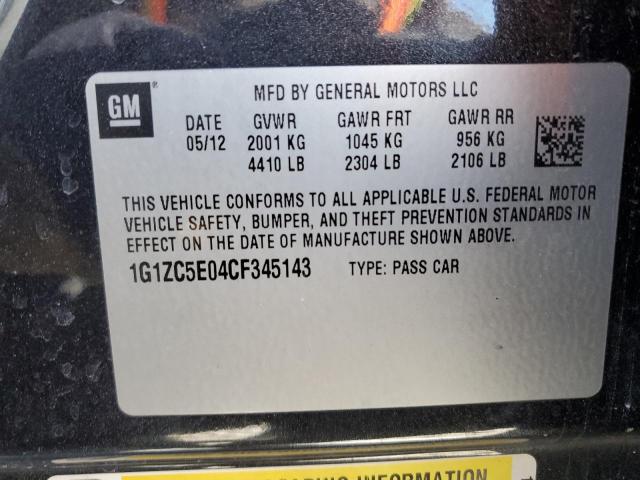 Photo 13 from auction – 2012 CHEVROLET MALIBU 1LT with VIN 1G1ZC5E04CF345143