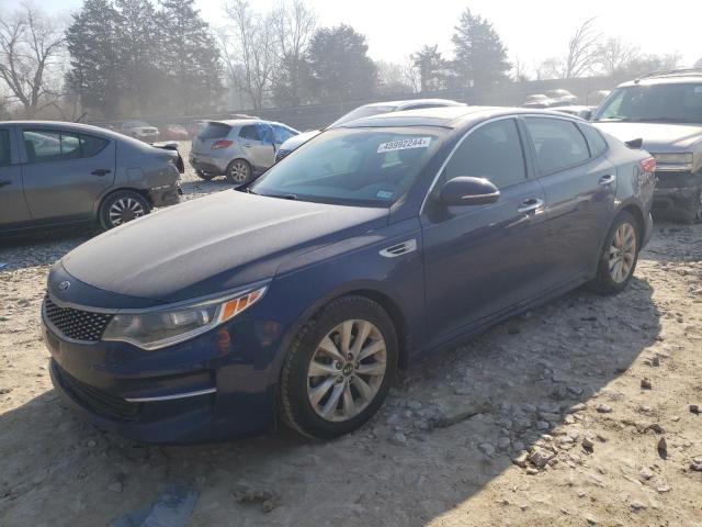 KIA OPTIMA EX 2018 with VIN 5XXGU4L3XJG207947 - Photo from auction