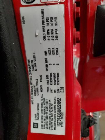 Photo 12 from auction – 2008 GMC CANYON SLE with VIN 1GTDT43E888229952