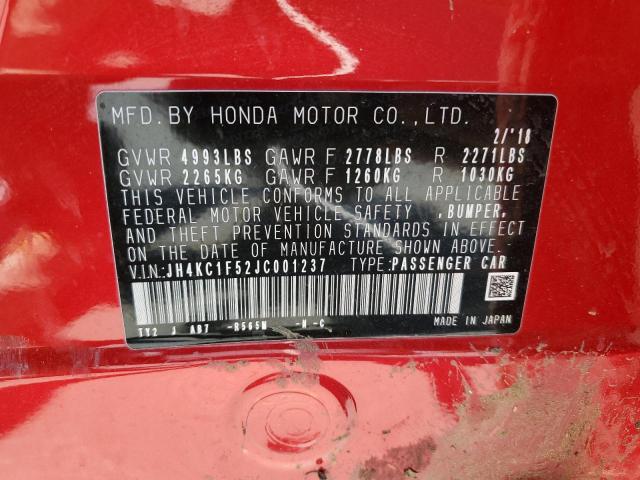 Photo 12 from auction – 2018 ACURA RLX TECH with VIN JH4KC1F52JC001237