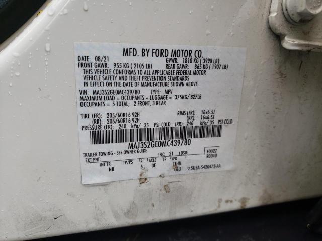 Photo 14 from auction – 2021 FORD ECOSPORT S with VIN MAJ3S2GE0MC439780