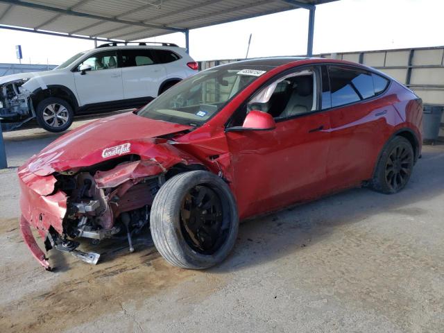 TESLA MODEL Y 2021 with VIN 5YJYGAEE2MF115277 - Photo from auction