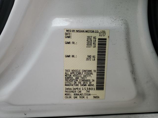 Photo 13 from auction – 2018 NISSAN ALTIMA 2.5 with VIN 1N4AL3AP9JC153801