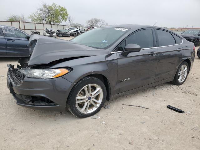 FORD FUSION SE 2018 with VIN 3FA6P0LU4JR274412 - Photo from auction