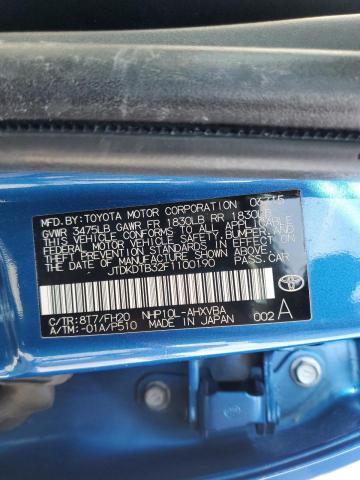 Photo 12 from auction – 2015 TOYOTA PRIUS C with VIN JTDKDTB32F1100190