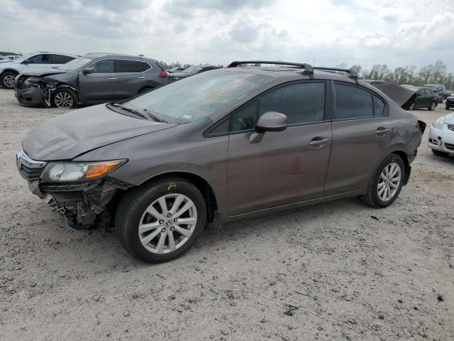 HONDA CIVIC EXL 2012 with VIN 2HGFB2F91CH525057 - Photo from auction
