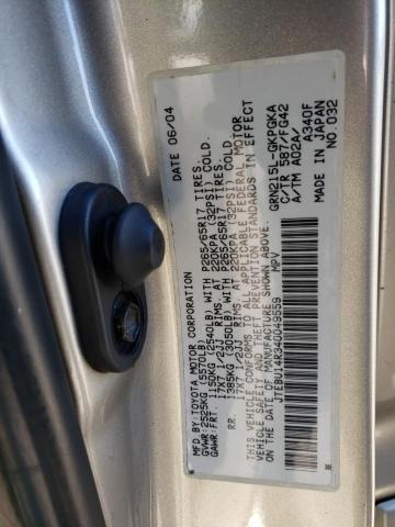 Photo 12 from auction – 2004 TOYOTA 4RUNNER SR with VIN JTEBU14R340049559