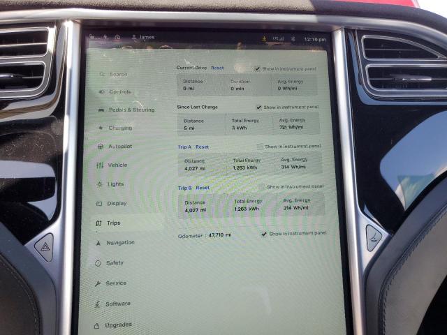 Photo 9 from auction – 2015 TESLA MODEL S with VIN 5YJSA1E21FF119109