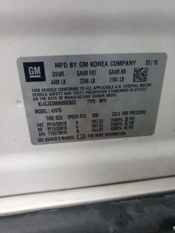 Photo 13 from auction – 2019 BUICK ENCORE ESS with VIN KL4CJGSM0KB883652