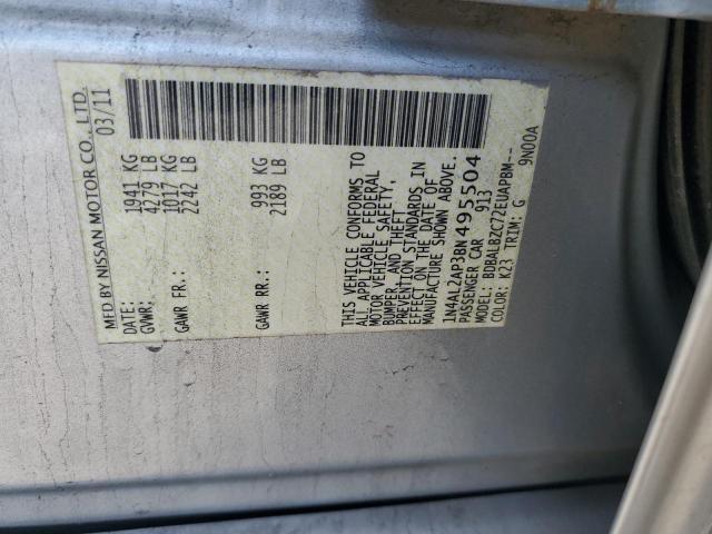 Photo 12 from auction – 2011 NISSAN ALTIMA BAS with VIN 1N4AL2AP3BN495504