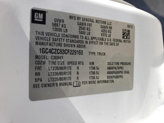 Photo 13 from auction – 2012 CHEVROLET SILVERADO with VIN 1GC4CZC83CF229160