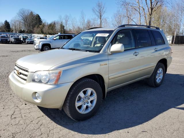 TOYOTA HIGHLANDER 2001 with VIN JTEHF21A610004832 - Photo from auction