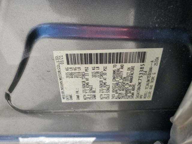 Photo 13 from auction – 2021 NISSAN ROGUE SV with VIN 5N1AT3BA2MC753385