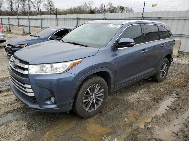TOYOTA HIGHLANDER 2018 with VIN 5TDKZRFH6JS241432 - Photo from auction