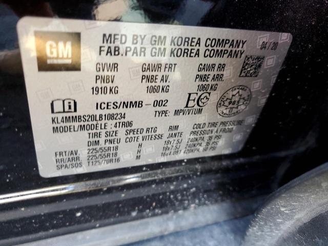 Photo 12 from auction – 2020 BUICK ENCORE GX with VIN KL4MMBS20LB108234
