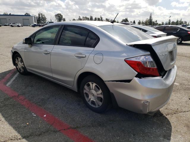 Photo 2 from auction – 2012 HONDA CIVIC HYBR with VIN JHMFB4F22CS003400