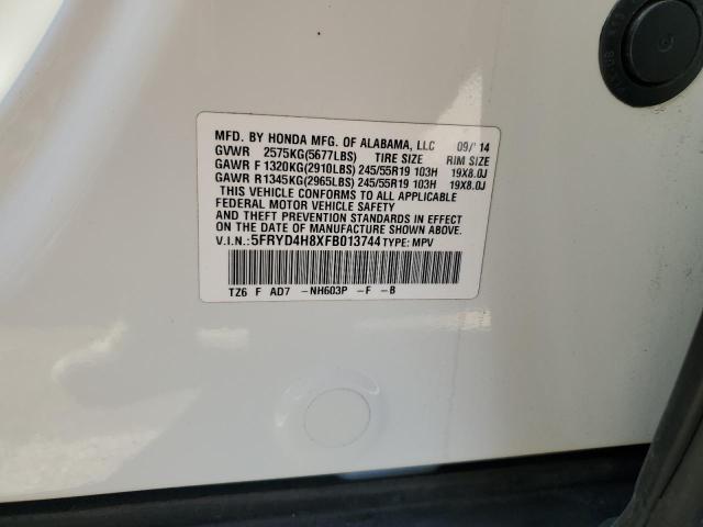 Photo 14 from auction – 2015 ACURA MDX ADVANC with VIN 5FRYD4H8XFB013744