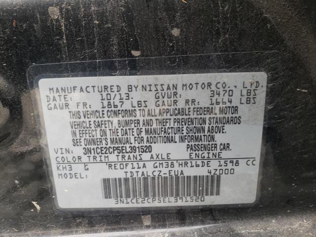 Photo 12 from auction – 2014 NISSAN VERSA NOTE with VIN 3N1CE2CP5EL391520