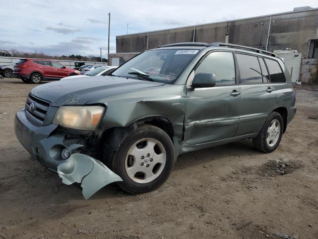 TOYOTA HIGHLANDER 2006 with VIN JTEEP21A260158560 - Photo from auction