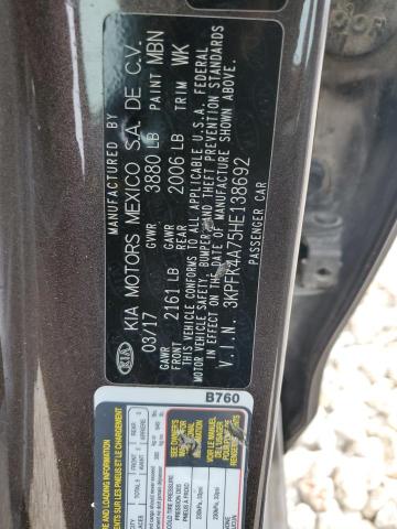 Photo 12 from auction – 2017 KIA FORTE LX with VIN 3KPFK4A75HE138692