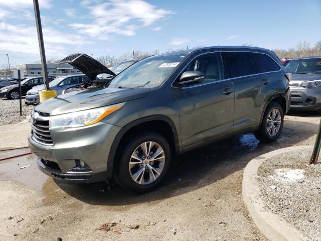 TOYOTA HIGHLANDER 2014 with VIN 5TDKKRFH5ES023363 - Photo from auction