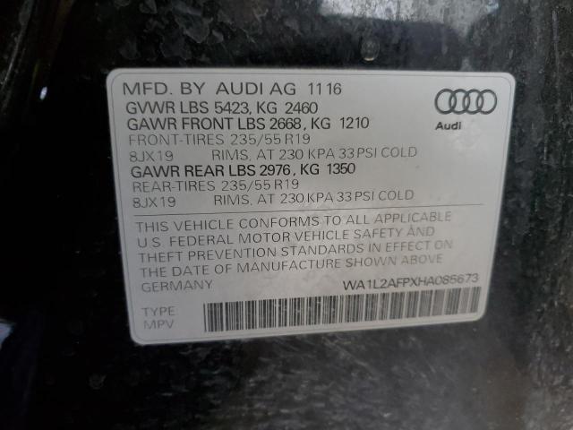 Photo 14 from auction – 2017 AUDI Q5 PREMIUM with VIN WA1L2AFPXHA085673