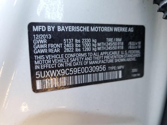 Photo 12 from auction – 2014 BMW X3 XDRIVE2 with VIN 5UXWX9C59E0D30956