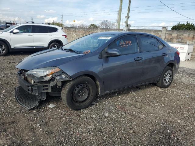 TOYOTA COROLLA L 2018 with VIN 5YFBURHE3JP841836 - Photo from auction
