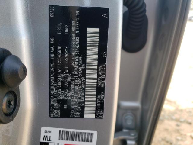 Photo 13 from auction – 2023 TOYOTA HIGHLANDER with VIN 5TDKDRAH6PS041794