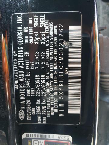 Photo 13 from auction – 2021 KIA SORENTO S with VIN 5XYRLDLC7MG021262