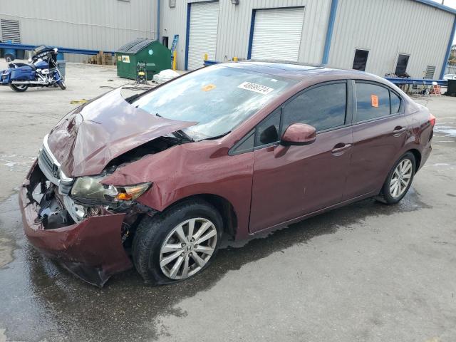 HONDA CIVIC EX 2012 with VIN 2HGFB2F82CH557152 - Photo from auction