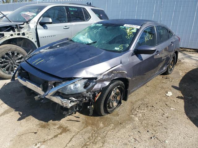 HONDA CIVIC LX 2018 with VIN 19XFC2F5XJE007224 - Photo from auction