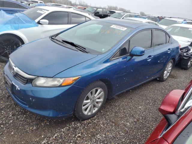 HONDA CIVIC EX 2012 with VIN 2HGFB2F87CH550441 - Photo from auction