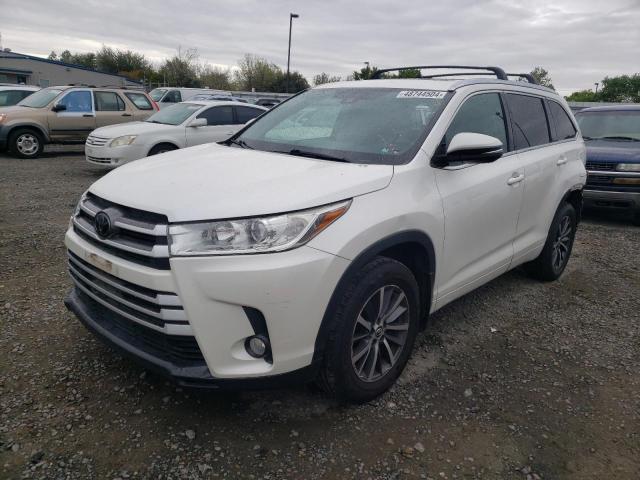 TOYOTA HIGHLANDER 2018 with VIN 5TDJZRFH9JS486981 - Photo from auction