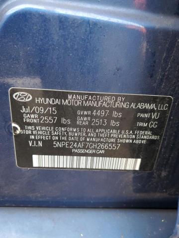 Photo 13 from auction – 2016 HYUNDAI SONATA SE with VIN 5NPE24AF7GH266557