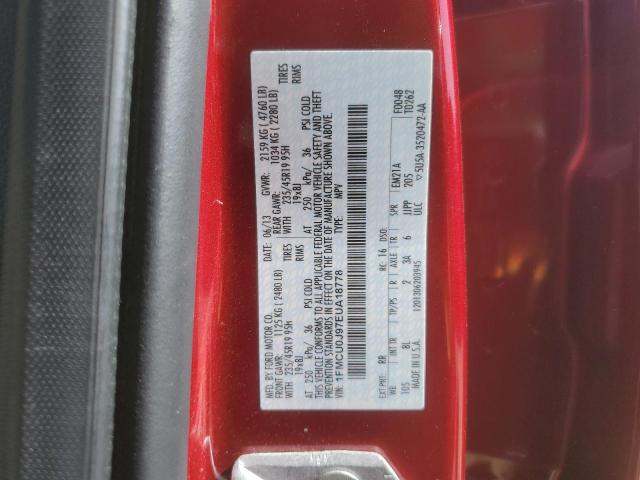 Photo 14 from auction – 2014 FORD ESCAPE TIT with VIN 1FMCU0J97EUA18778
