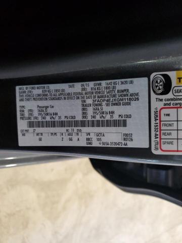 Photo 12 from auction – 2016 FORD FIESTA SE with VIN 3FADP4EJXGM118026