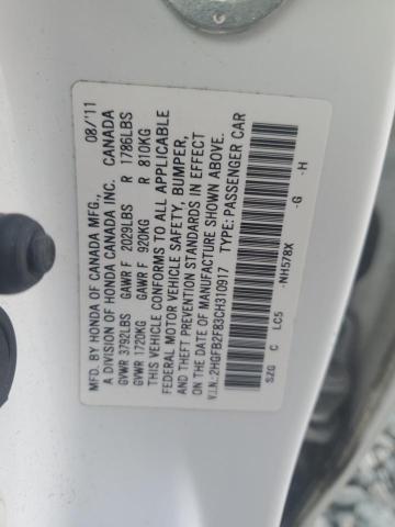 Photo 12 from auction – 2012 HONDA CIVIC EX with VIN 2HGFB2F83CH310917
