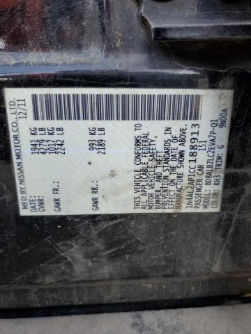 Photo 13 from auction – 2012 NISSAN ALTIMA BAS with VIN 1N4AL2AP1CC188913